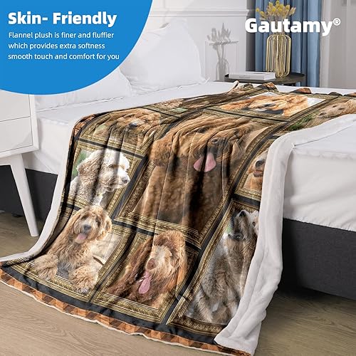 Vista 44 de Samoyed - Manta para mujeres, hombres y niños, regalos para amantes de los perros, manta de franela suave, acogedora, ligera y cálida para Samoyedo