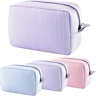 Paquete de 3 bolsas de maquillaje de sirsaca,...