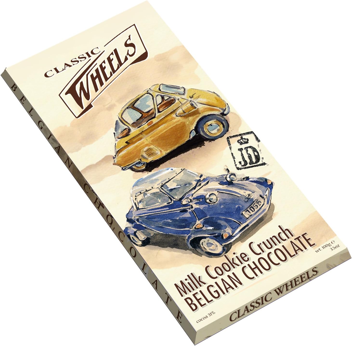Classic Wheels Belgian Chocolate Milk Cookie Crunch (2 x 100g)