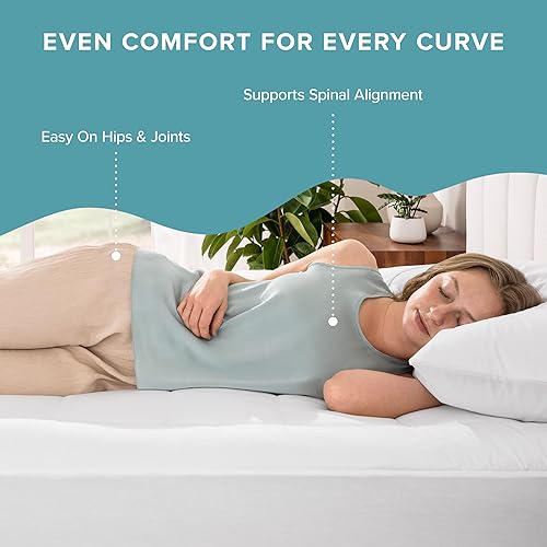 Miniatura 8 de Bare Home Cubrecolchón Twin XL, parte superior de algodón, Twin Extra Long, cubrecolchón de felpa suave para colchón, esenciales para dormitorio