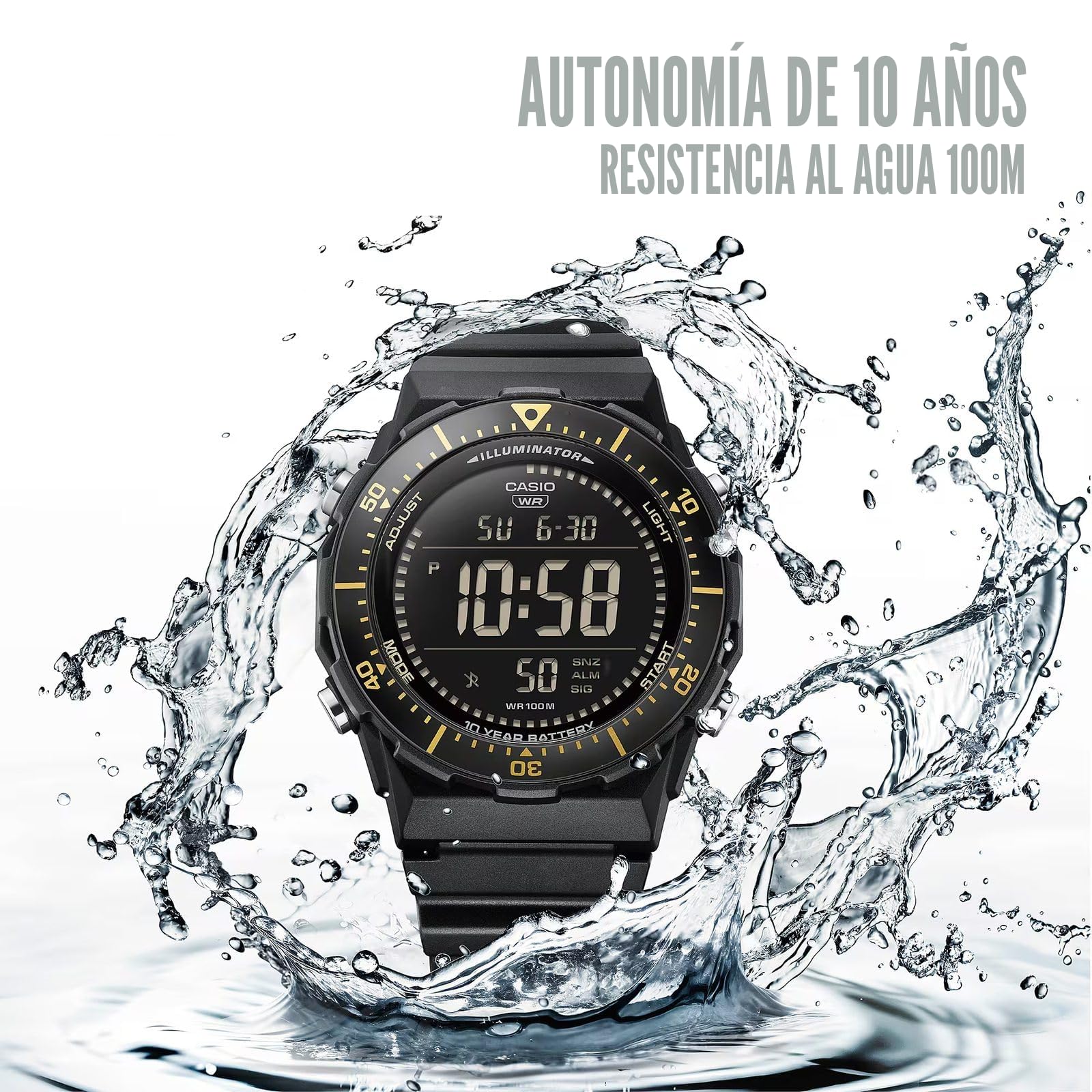 Casio - Reloj Digital de Cuarzo para Hombre, colección Casio