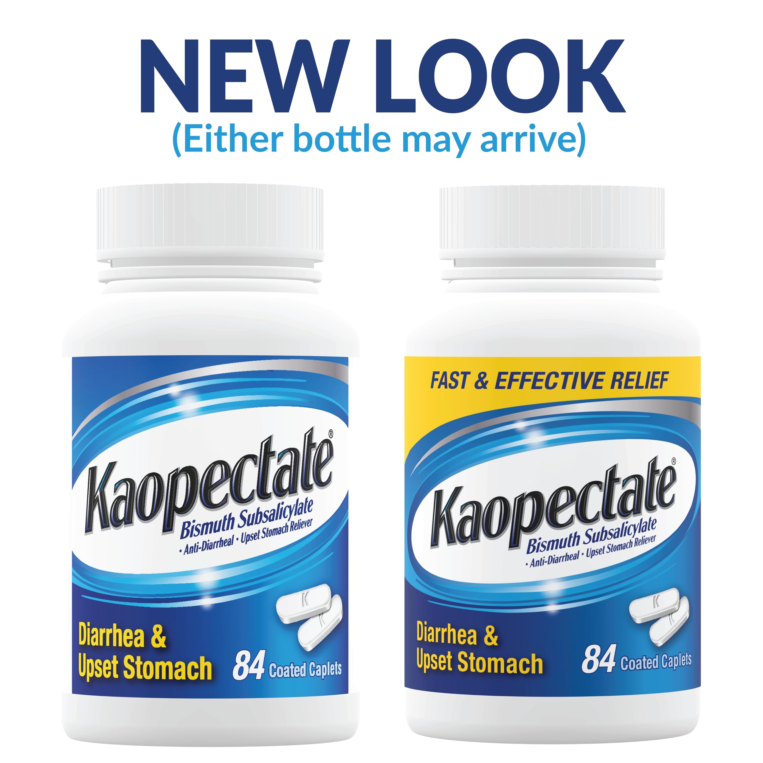 Kaopectate Multi-Symptom Anti-Diarrheal & Upset Stomach Reliever, 84 Caplet — Amazon image 2
