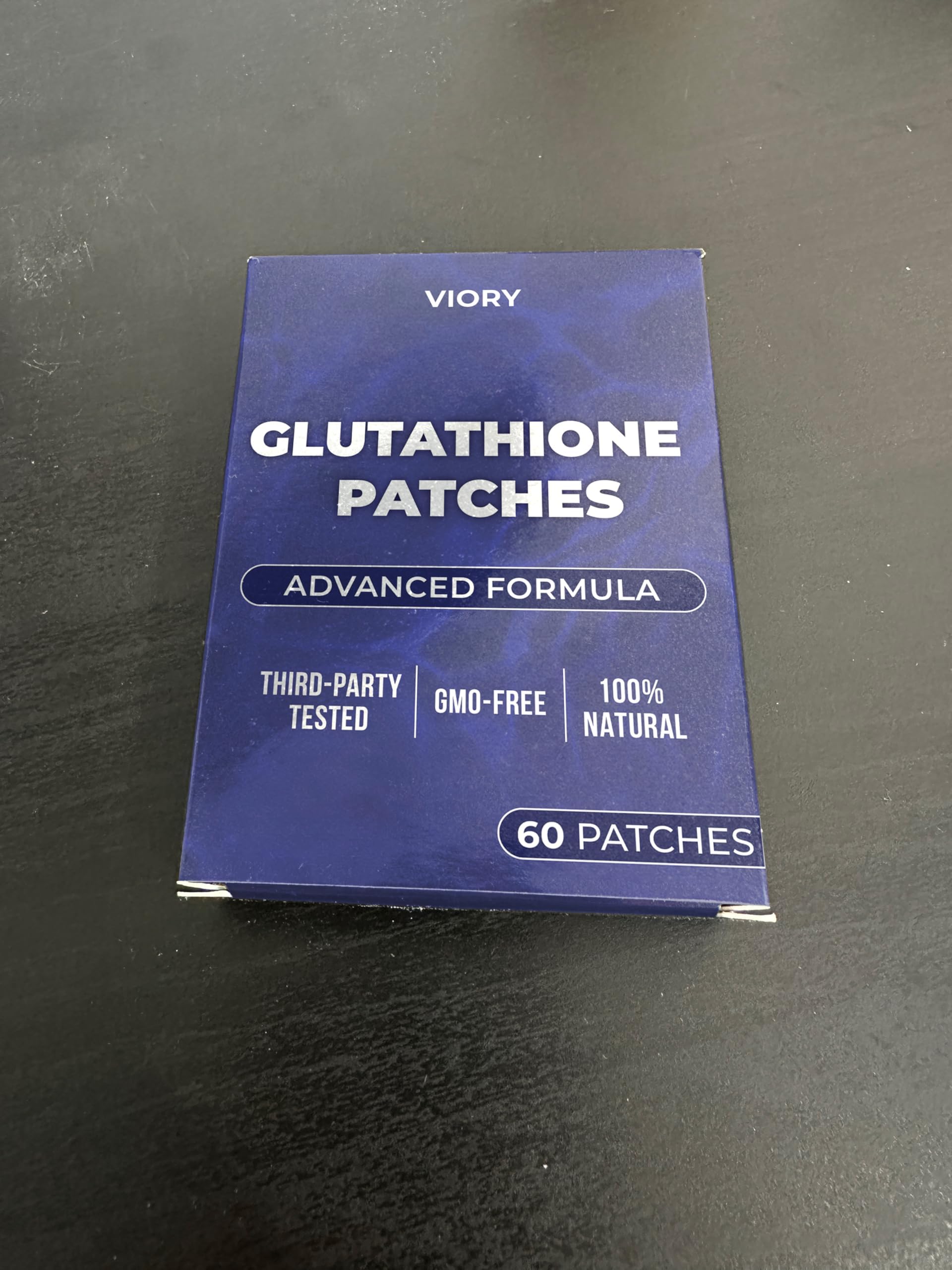 VIORY Glutathione Patches (Pack of 60) - 100% Natural Patch for Women and Men - Energy, Focus & Body Support - Enhanced Formula