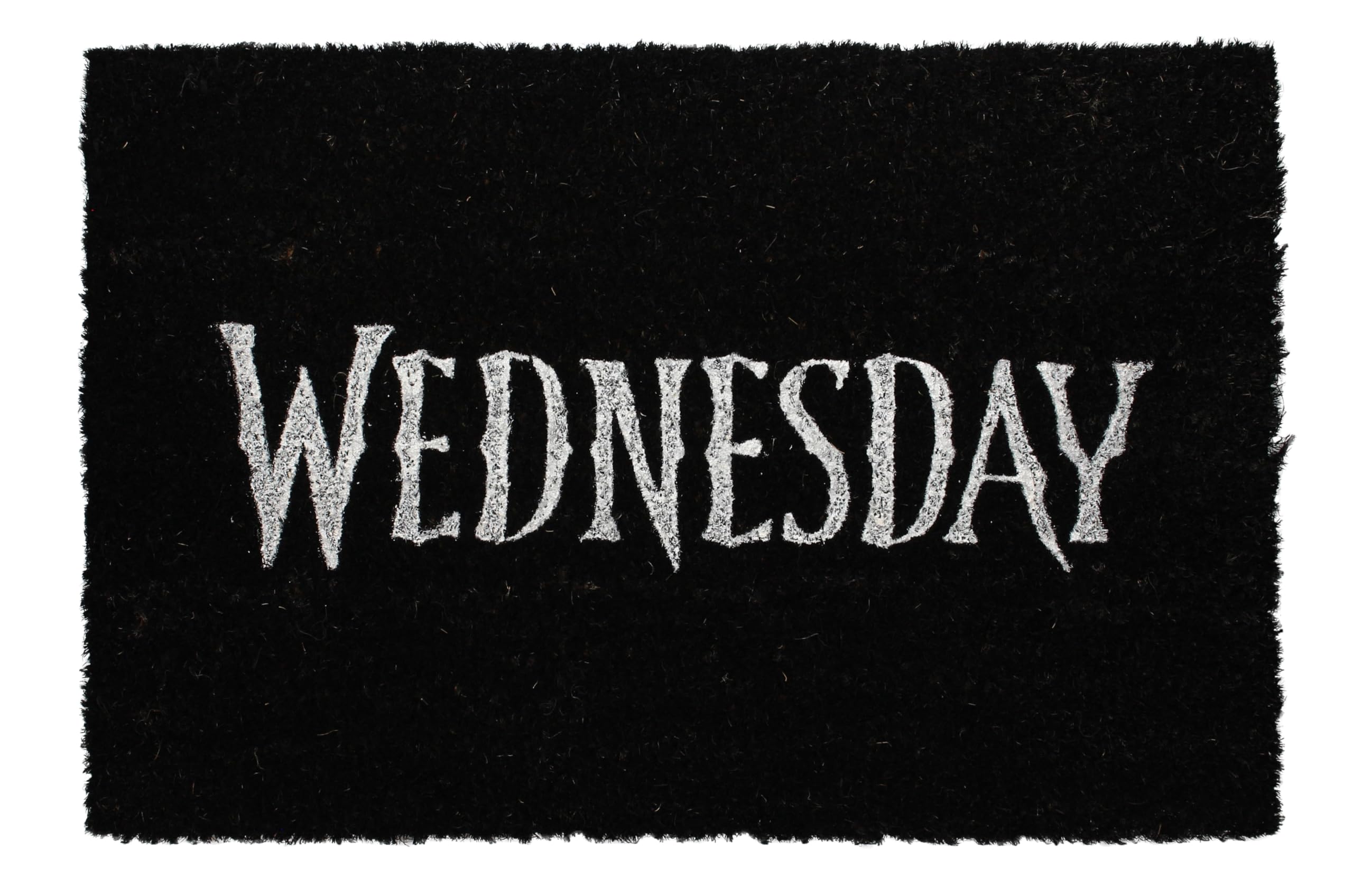 SD TOYS - Wednesday Logo Doormat - Coconut Fiber and PVC- 60 x 40 cm