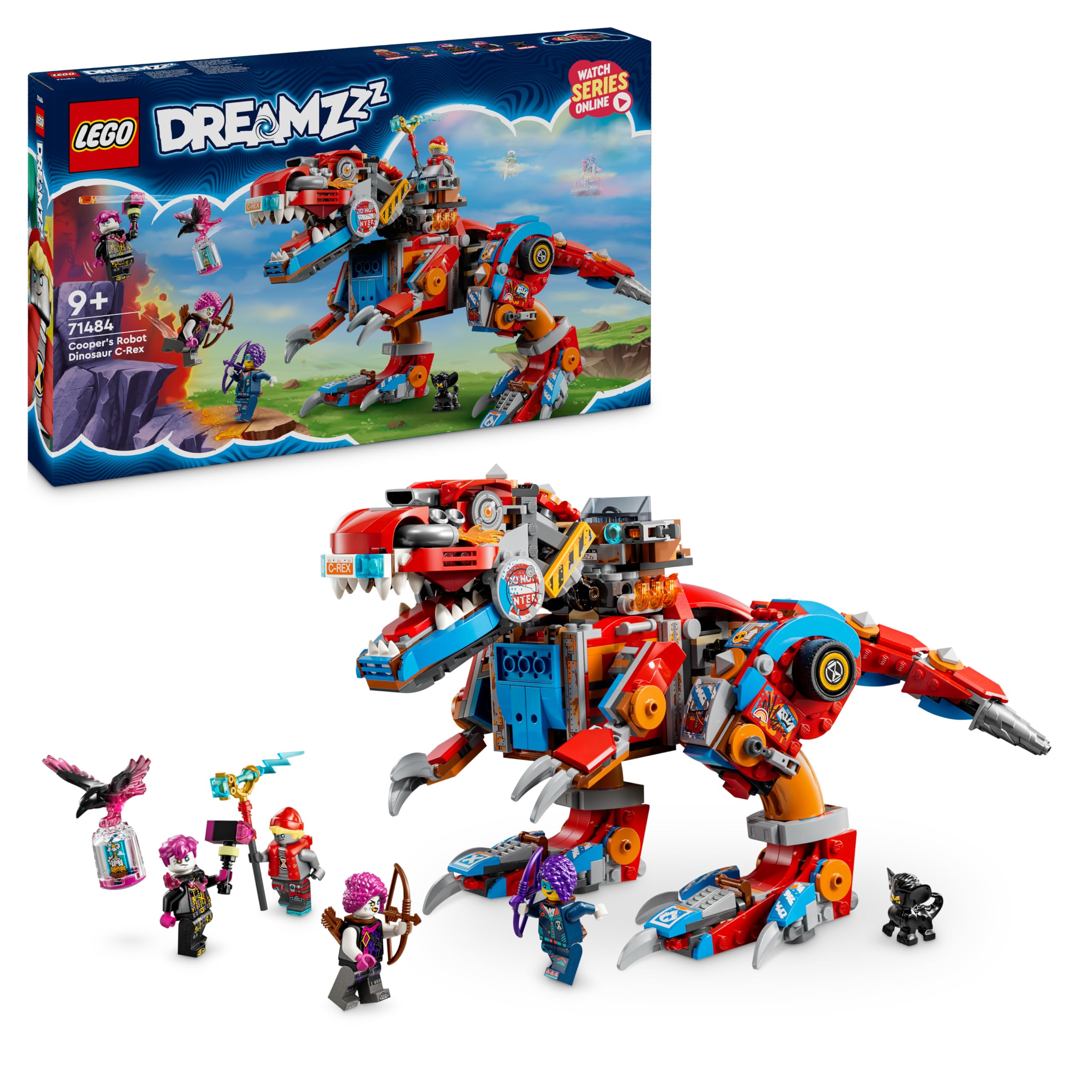 LEGO DREAMZzz Dinossauro Robot C-Rex de Cooper terodáctilo de