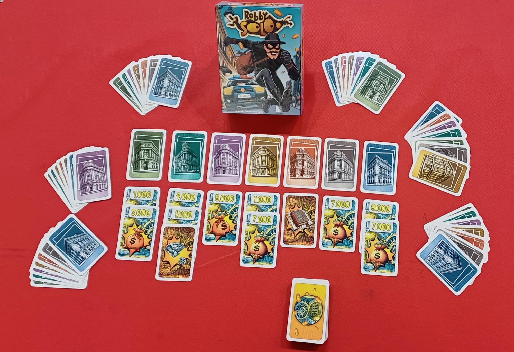 Kaleidos Games Robby Solo - A Fast-Paced Game of Heists, Bluff, and Strategy, Black, 13 cm x 17 cm x 0.1 cm - Image 2