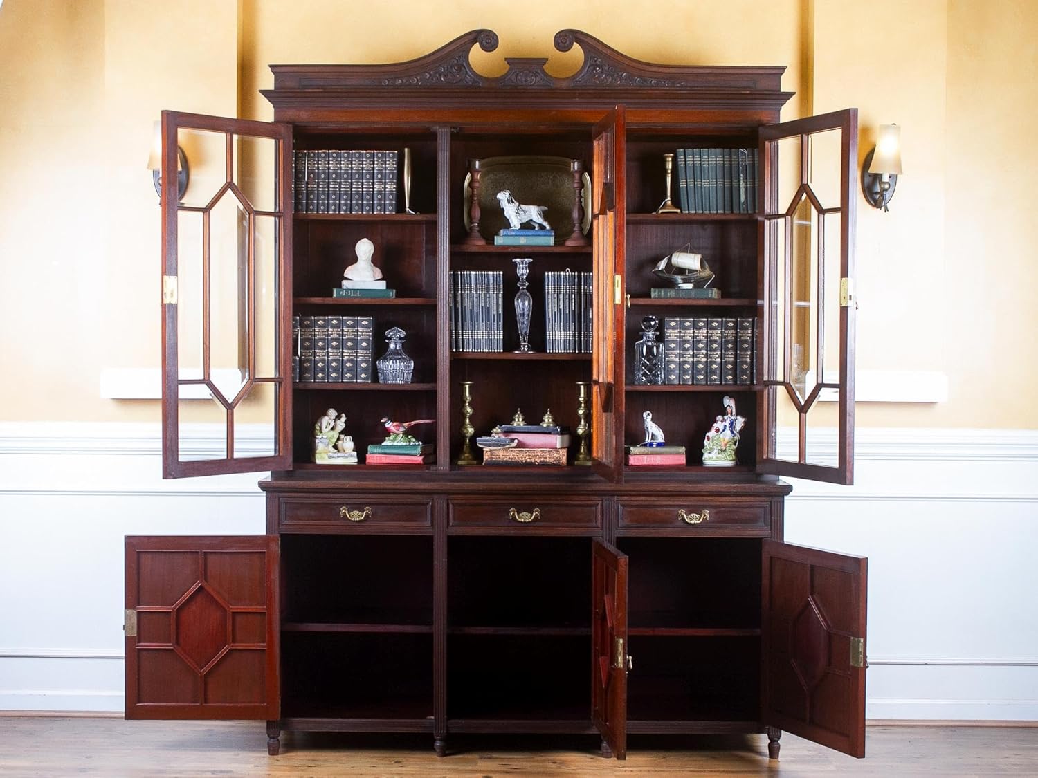 Library Bookcase for Bedroom, Living Room, Home Office(BROWN)