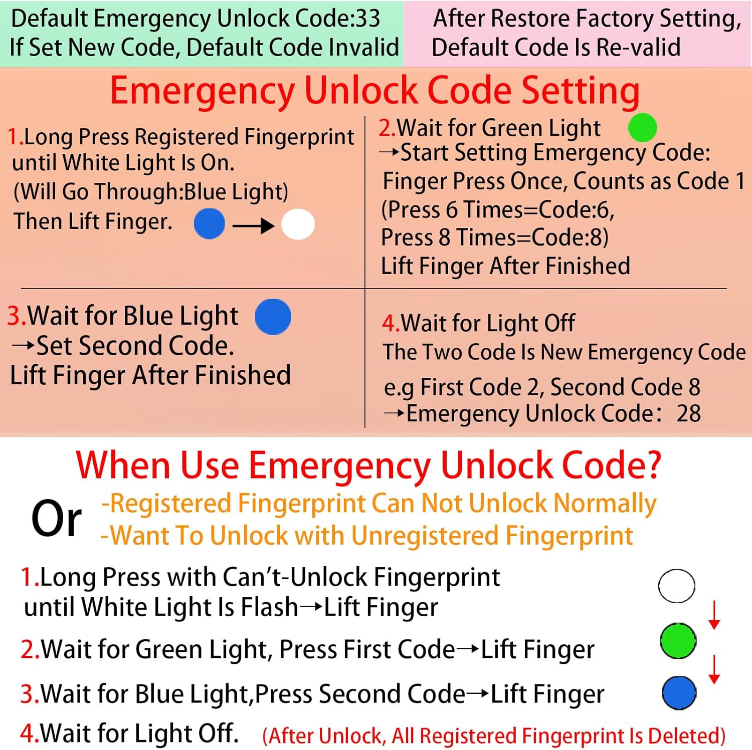 2-Pack Fingerprint Refrigerator Cable Lock Childproof Security for Filing Cabinet Door Drawer Freezer 90 Degree Window Lock French Fridge Latch RV Furniture Anchors Anti Tip, Adhesive/Drill