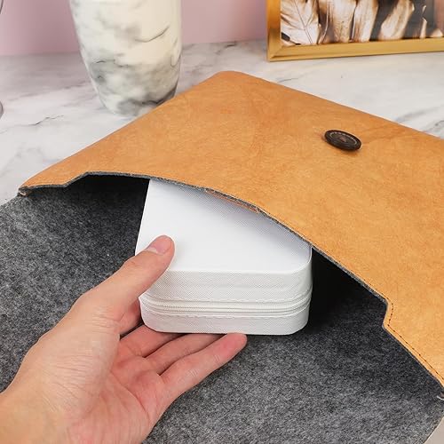 Miniatura 6 de FUNARTY Organizador de joyas de viaje, pequeño joyero, organizador de joyas, regalos para mujeres y niñas, caja organizadora de joyas de aretes con