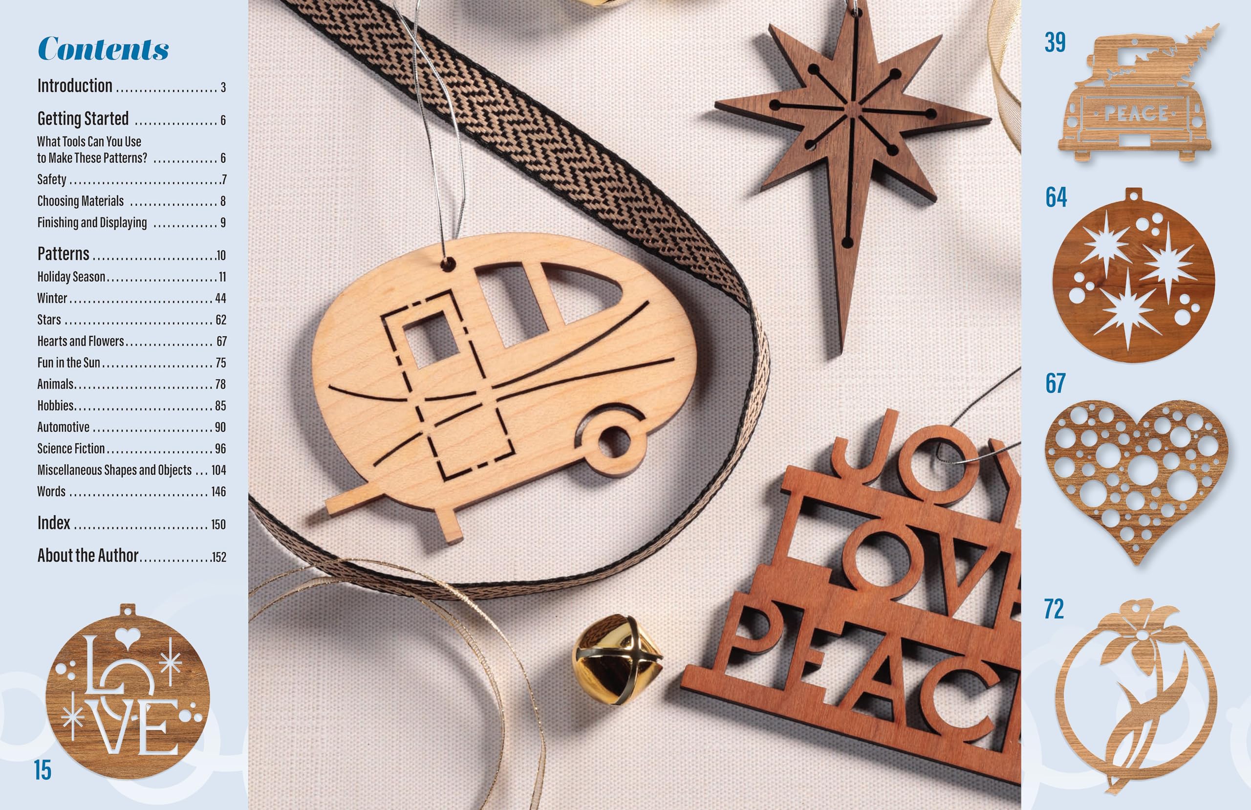 500 Scroll Saw Ornament Patterns: Easy, Full-size Plans