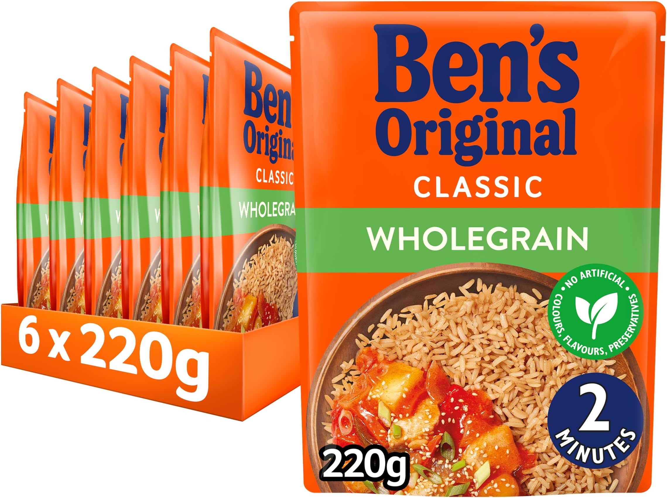 Ben's Original Wholegrain Microwave Rice 220g
