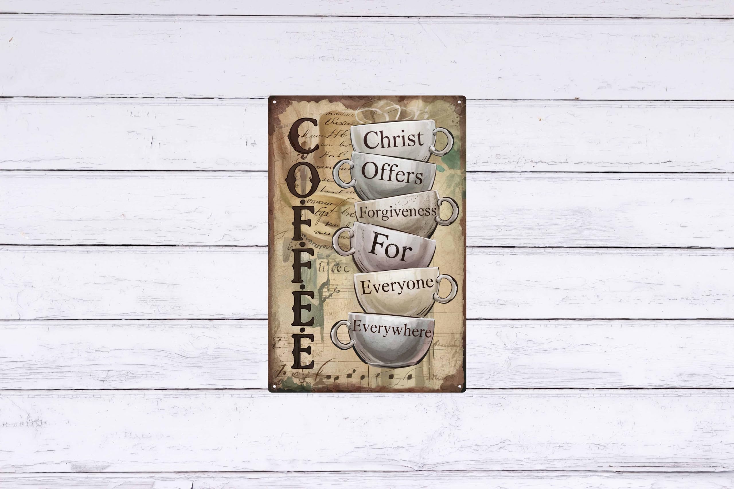 Amazon.com: Vintage Coffee Metal Iron Sign wall art Decoration for