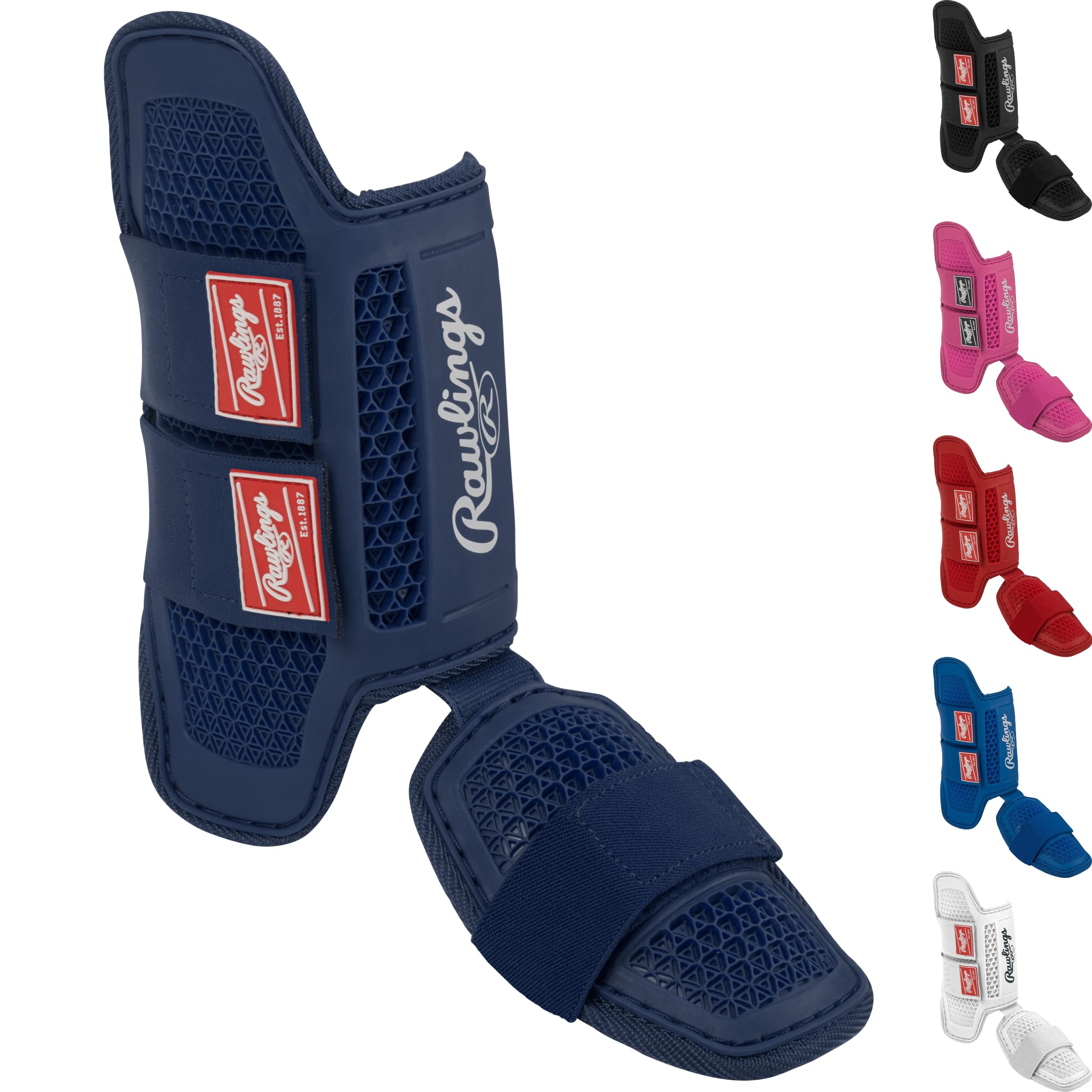 Rawlings | Batter's Leg Guard | Baseball / Softball | Small &amp; Large Sizes | Multiple Colors