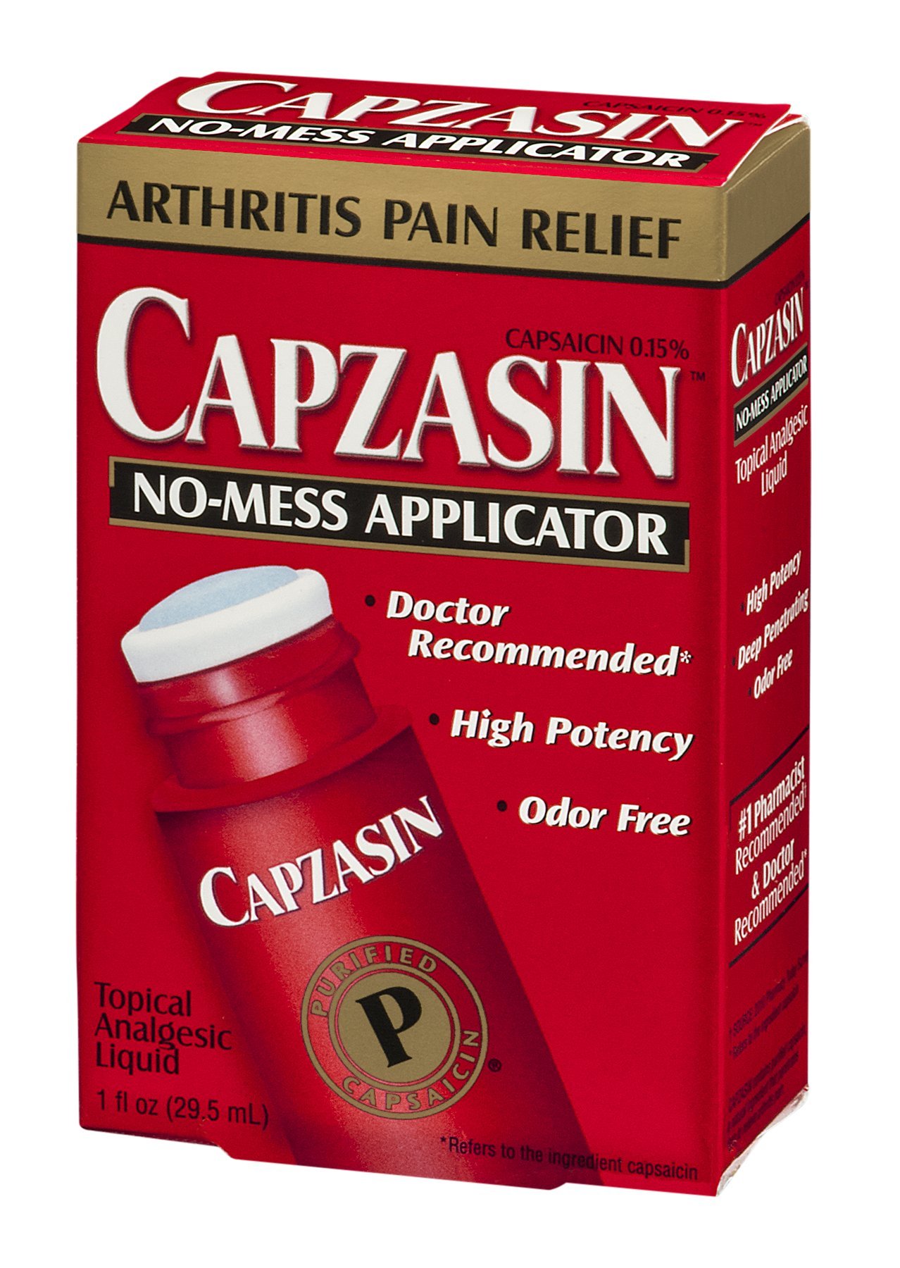 Buy Capsaicin Roll On w.NoFuss Applicator /1 oz Bottle Online at