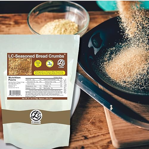 Miniatura 5 de Pan rallado sazonado de alimentos bajos en carbohidratos  100% ingredientes naturales  Best Naturals  Sin azúcar apto para diabéticos  Alto