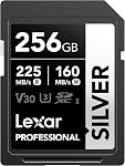 Lexar 128GB (2-PK) Professional Silver PRO SD Card, UHS-II, C10, U3, V60, Full HD, 4K, Up to 280MB/s Read SDXC Memory Card, for Professional Photographer, Videographer, Enthusiast (LSDSIPR128G-B2NNU)