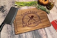 Vista 3 de Personalized Fathers Day Gifts of Wooden Cutting Board - Custom Grill Board For BBQ Masters - Unique Barbeque & Grilling Gift Idea for Fathers Day