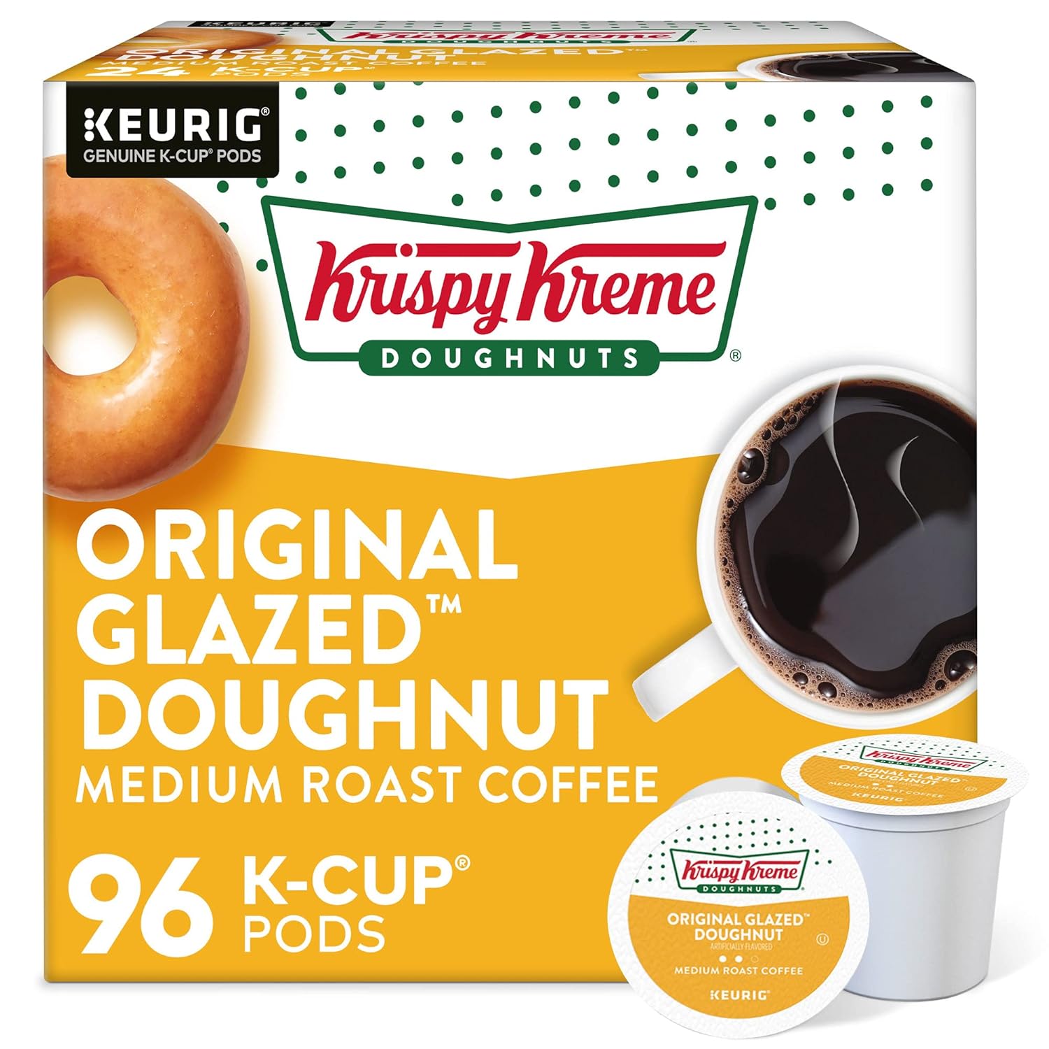Buy Krispy Kreme Original Glazed Doughnut, SingleServe Keurig KCup