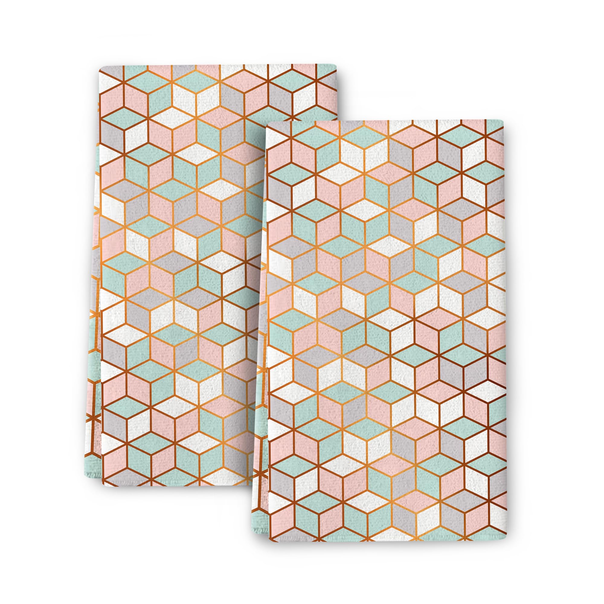 Wovoto Marble Texture Kitchen Towels Decorative Set Of 2 Abstract |  Desertcart Seychelles, image size:2000x2000