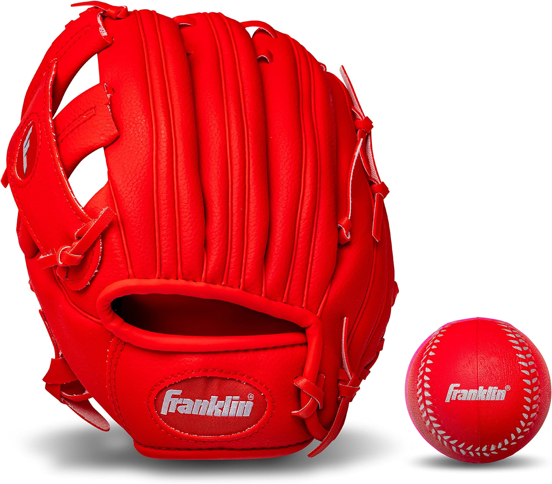 Kids Baseball Gloves - RTP Youth Teeball Glove + Ball Set - Boys + Girls Teeball Mitt Set - Kids + Toddlers - 9.5"