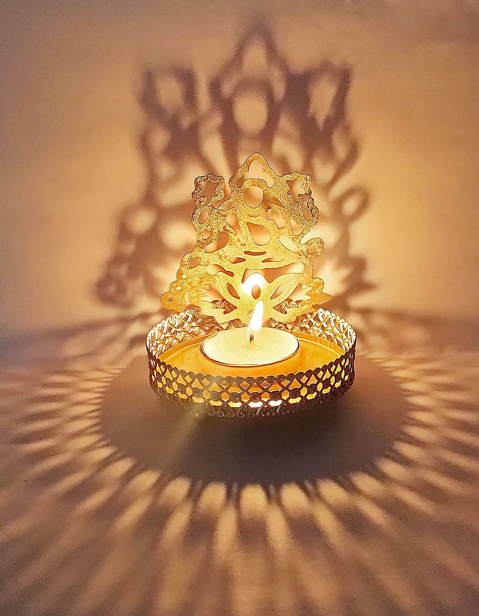 Amazon.com: SATVIK Goddess Lakshmi Shadow Diya for Diwali Decoration Gift  Traditional Decorative Statue for Home/Office Religious Tea Light Candle  Holder Stand Indian Housewarming Return Gift Items : Home & Kitchen