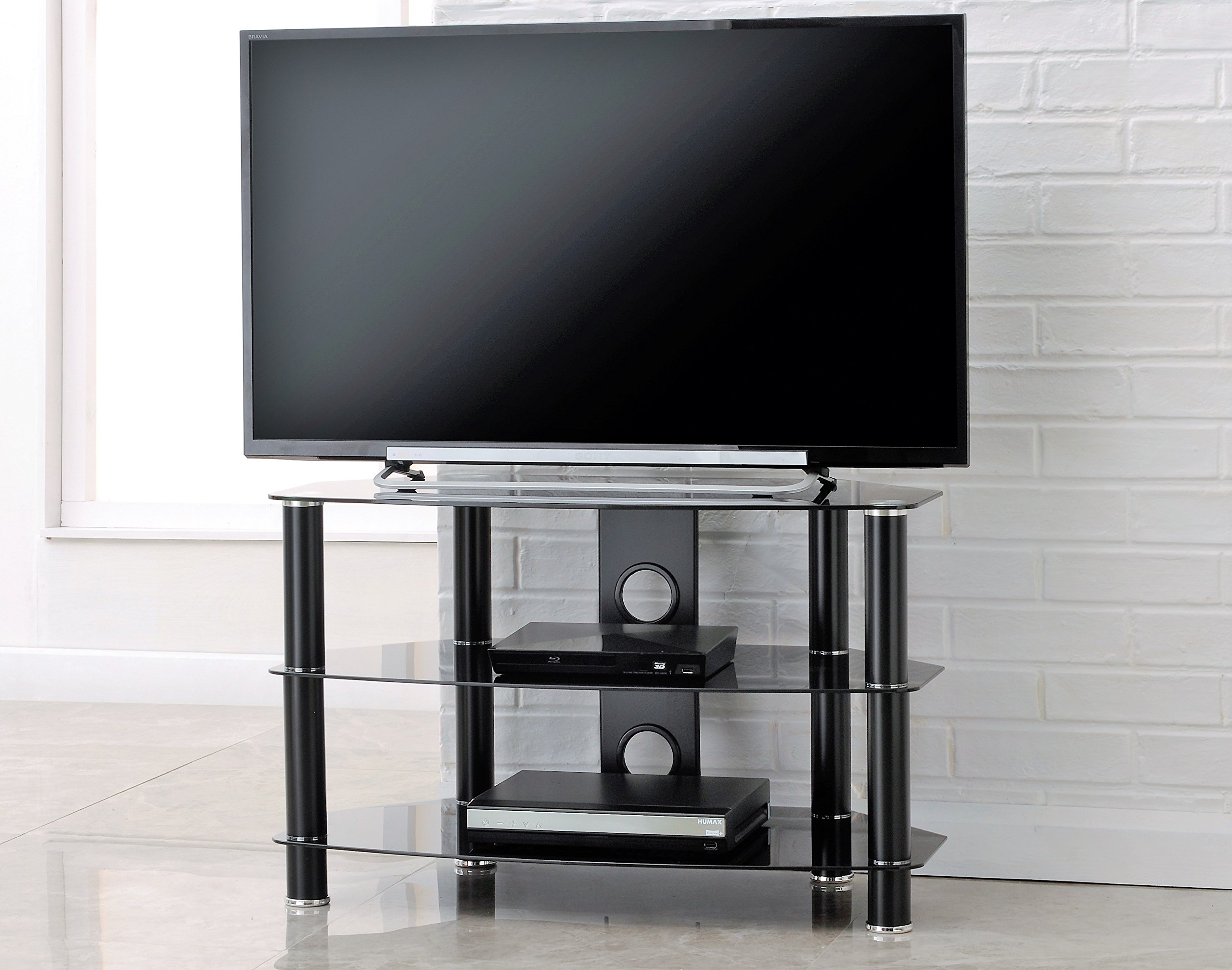 MTV3255B Glass Stand 1050mm 3 Scaffali Management - Dettaglio