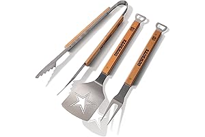 Dallas Cowboys 3-Piece BBQ Grill Set