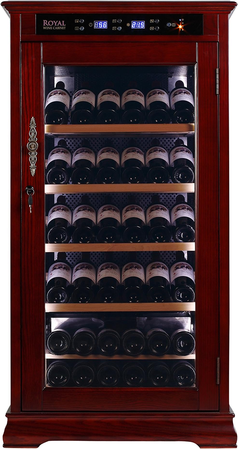 Royal Cave Constant Temperature Wine Cellar Cabinet & Rack 100 Bottle