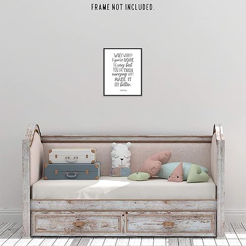 Miniatura 9 de Inspirational Walt Disney Quote Prints, 1 (8x10) Unframed Photos, Wall Art Decor Gifts Under 15 for Home Office Man Cave School Gym College Student