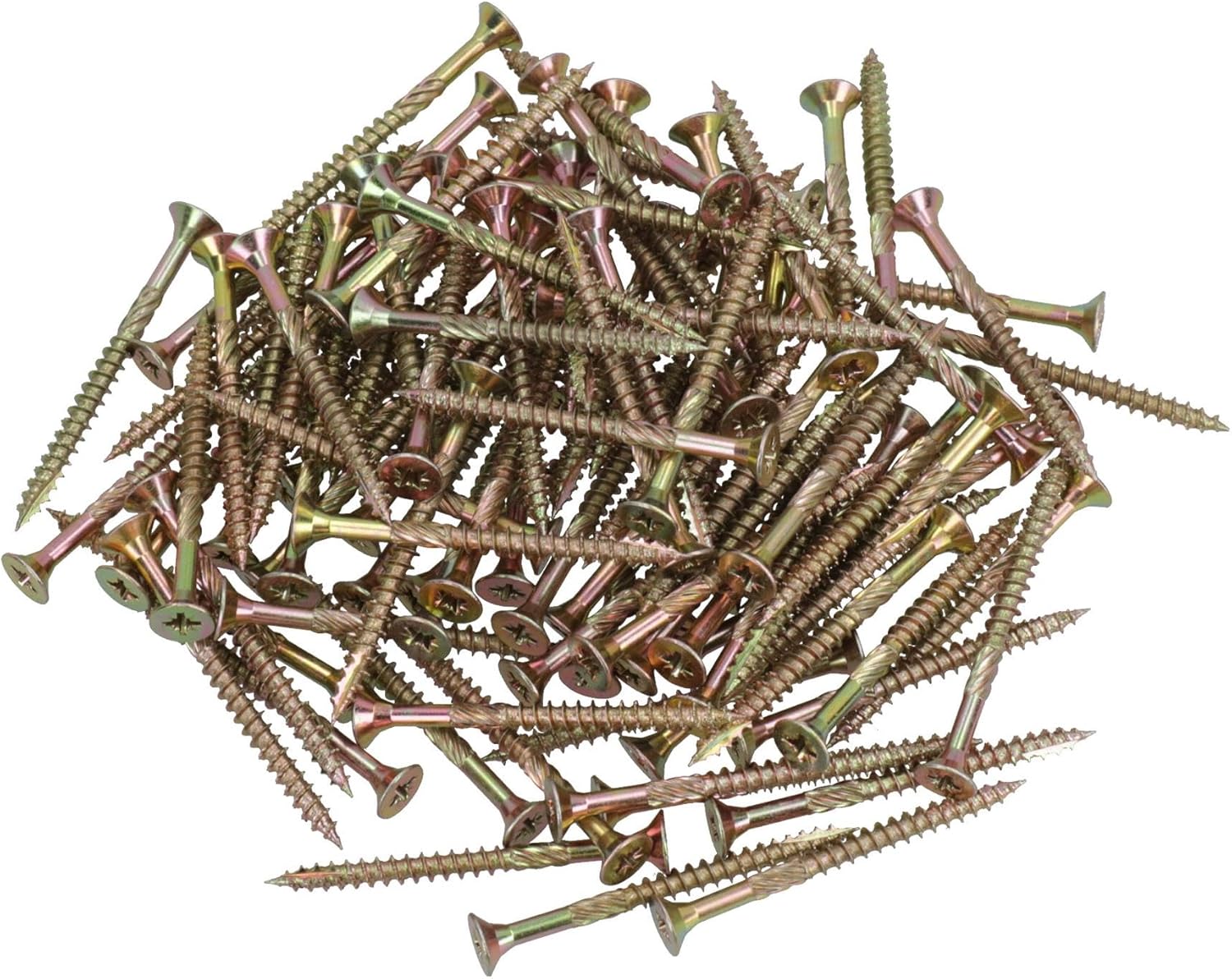 Countersunk Wood Screws 5.0 x 60mm Serrated Edge Prevent Splitting PZ2 200pc