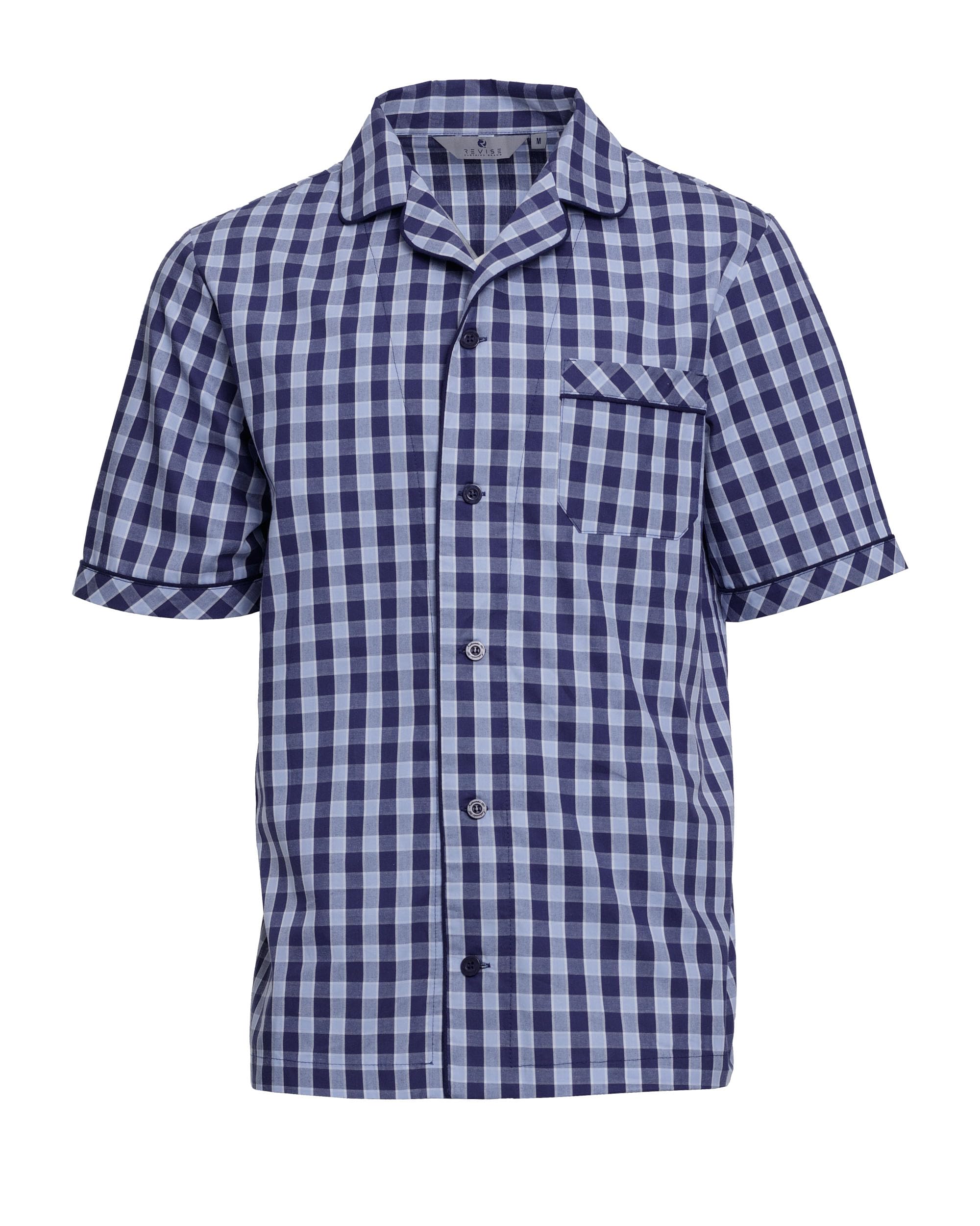 Revise RE-950 - Pigiama corto da uomo, 100% cotone