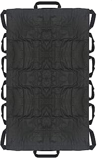 Vakly Patient Transfer Sheet Blanket 40’’x80’’ with 14 Handles for Lifting, Moving, Turning and Positioning Patients up to 1500 LB - Large Positioning Unit for Repositioning Fall Prevention Guide