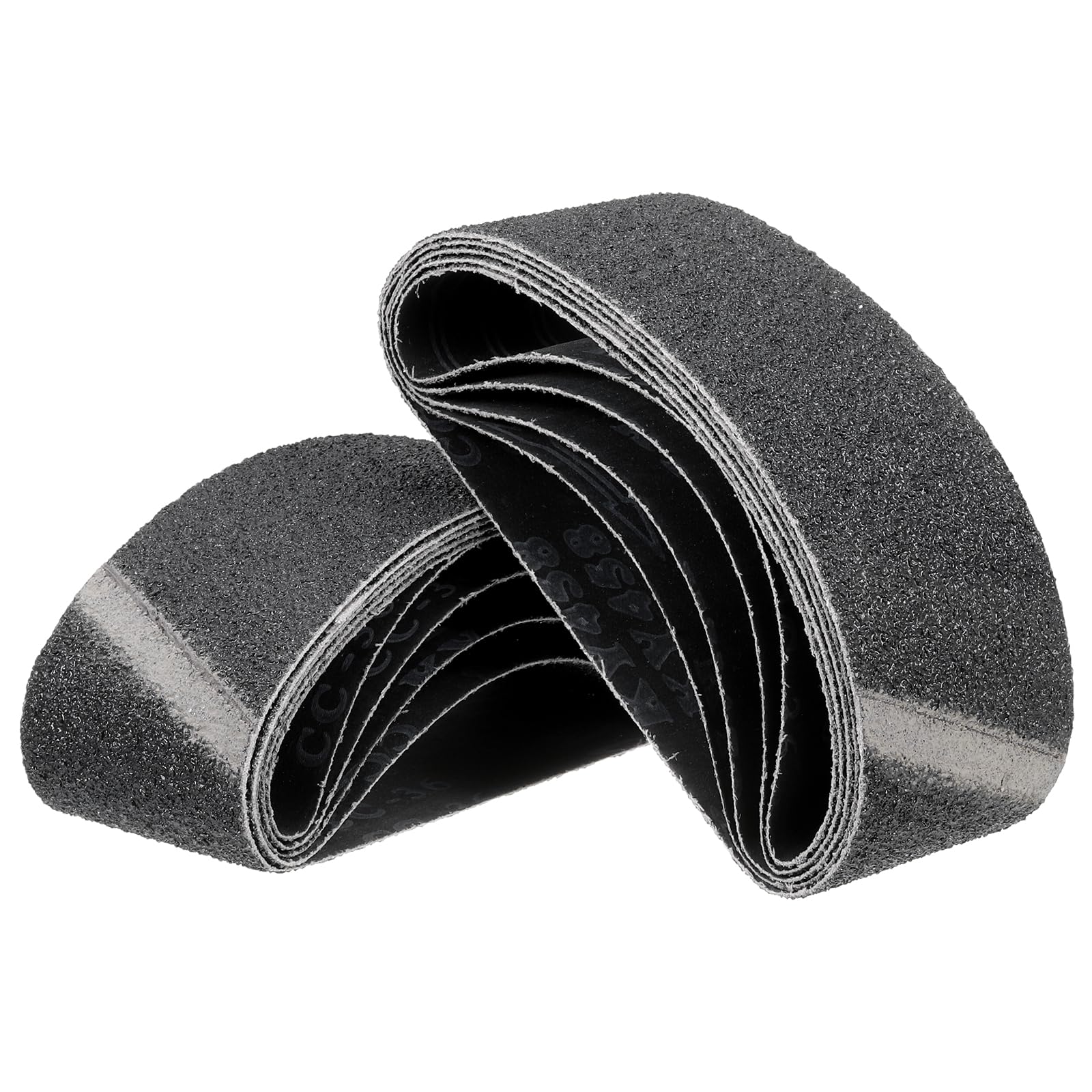 Kozelo 16 Pcs Sanding Belt, 4 x 24 Inch 80/120/150/240 Grits Silicon Carbide Abrasive Belt Sander Paper Suitable for Belt Sander Metal Grinding Wood Working and Weld Rust Removal