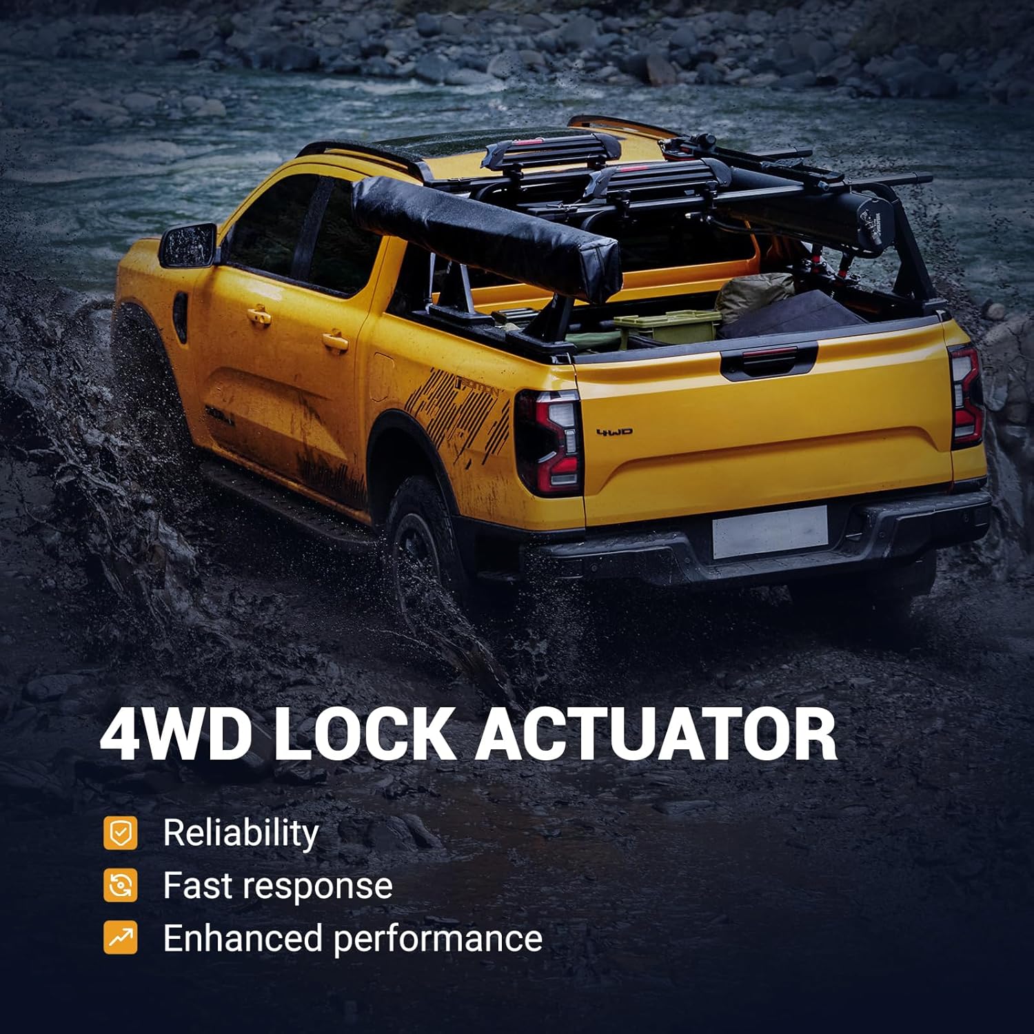 PAROD 2Pack 600-105 7L1Z-3C247-A 4x4 4WD/AWD Front Auto Locking Hub Actuator Compatible with 2003-2015 Ford Expedition/Lincoln Navigator, 2004-2015 F-150, 2006-2008 Lincoln Mark LT