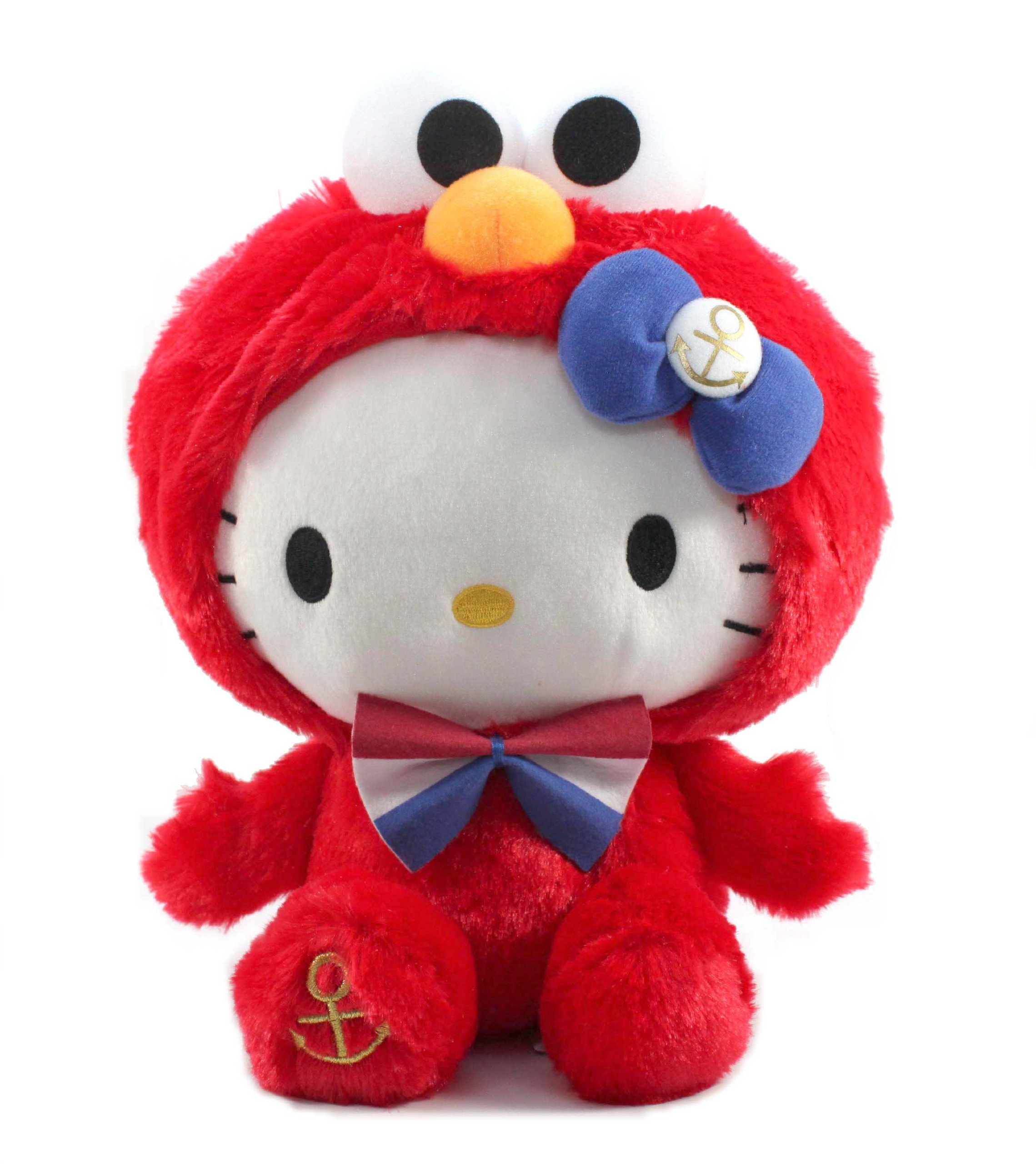 Furyu Hello Kitty x Sesame Street Marine Big Plush - 3548-11