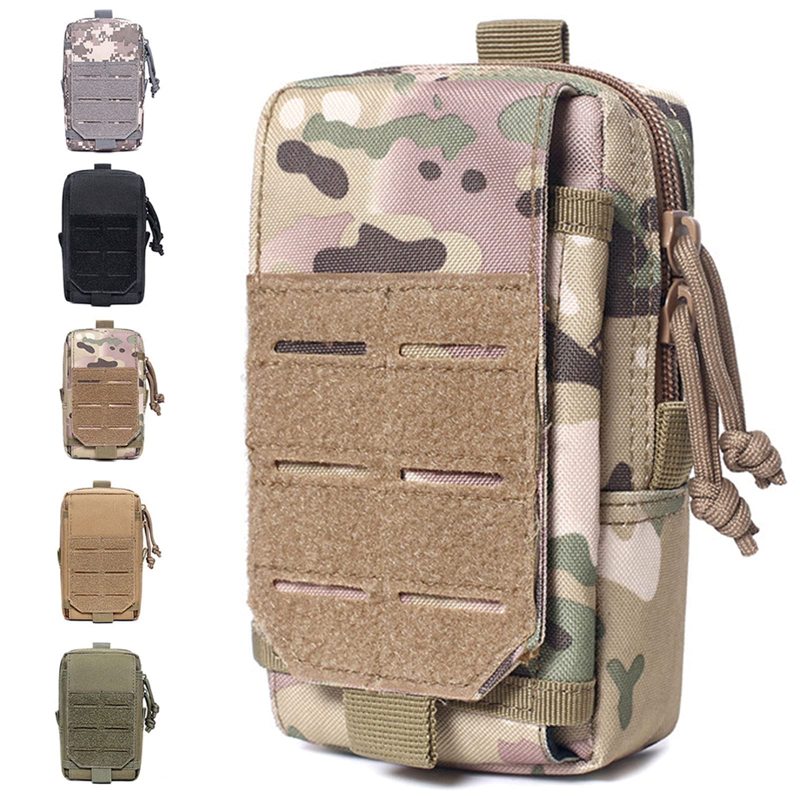 Upgrade Tactical Molle Pouches of Laser Cut Design,Utility Pouches Molle Attachment Military Medical EMT Pouch