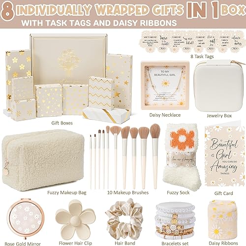 Miniatura 2 de Regalos de Navidad para adolescentes y adolescentes 8 cestas de regalo de cumpleaños para adolescentes y niñas, cosas de moda con divertidas