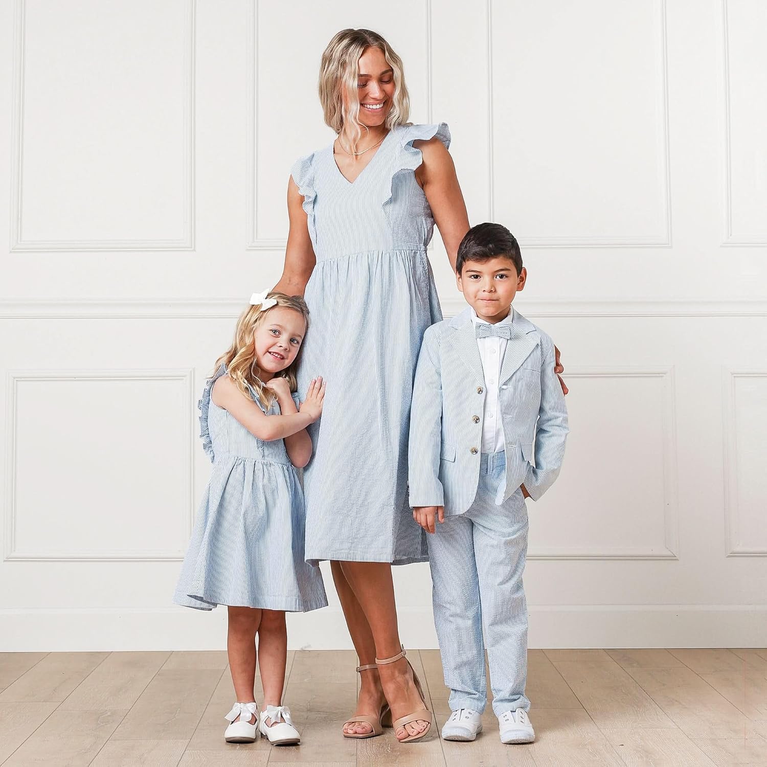 Suit Pant in Seersucker Style by Hope & Henry Boy - Image 3