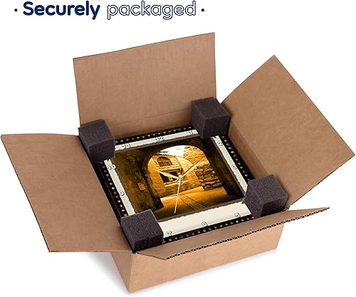 Miniatura 6 de 3dRose dpp_18332_1 Gateway to Jerusalem - Reloj de pared, 10 x 10 pulgadas