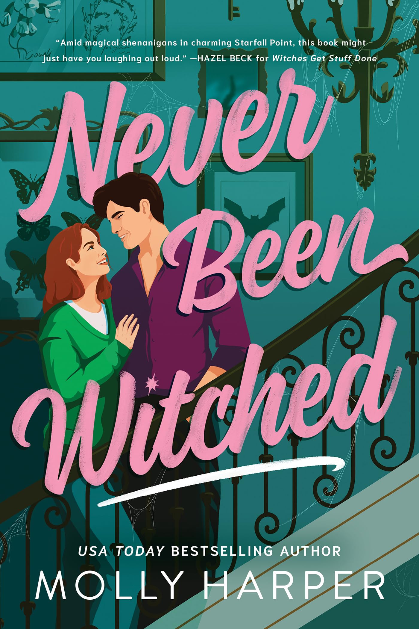 Never Been Witched: A Heartfelt Haunted Hotel Romance with Spells, Spirits, and Second Chances (Starfall Point Book 3)