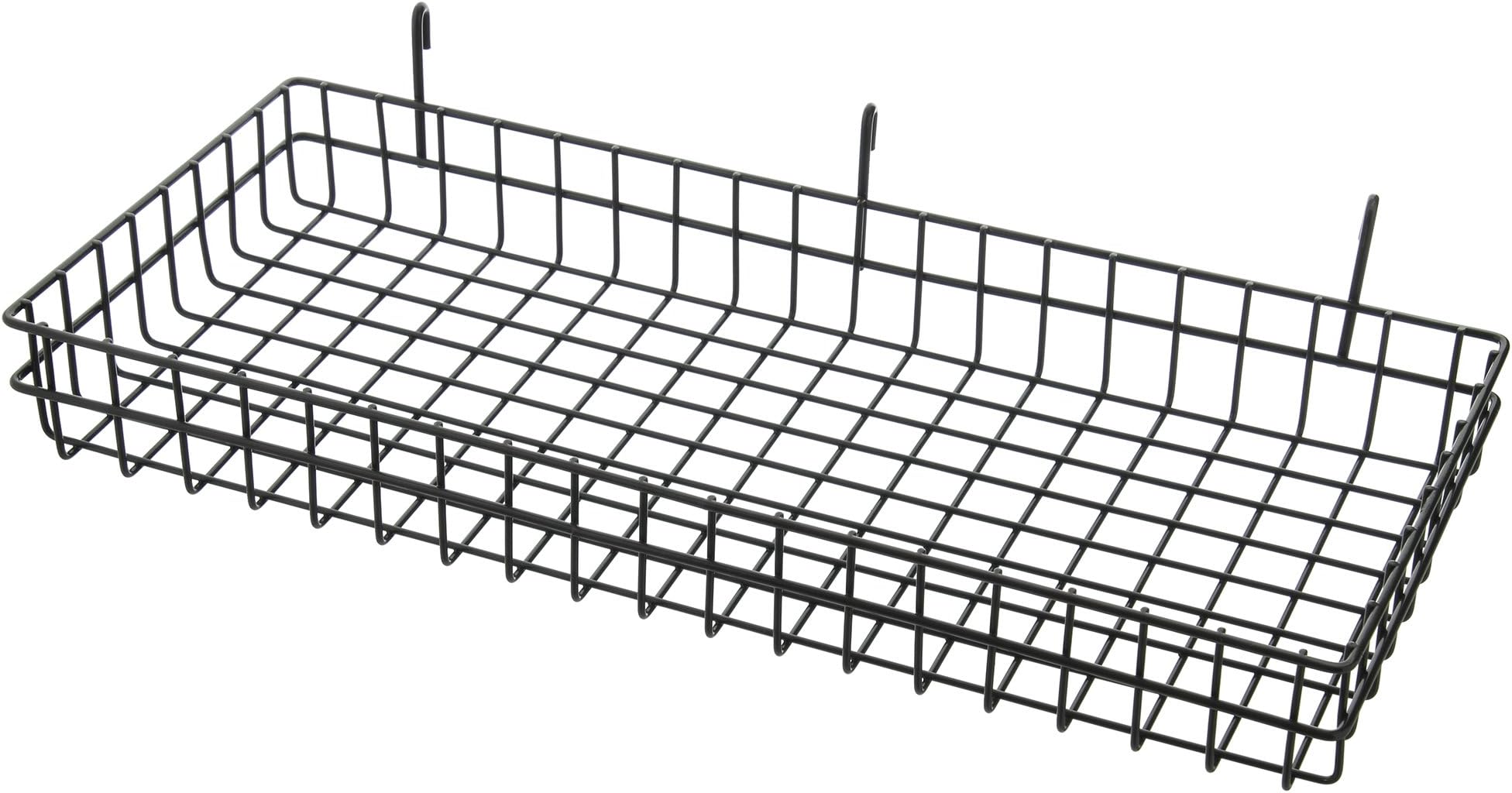 Iris Ohyama Mesh Panel Basket Large MPA – Bl Black