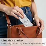 Foldable Cell Phone Stand,Foldable & Adjustable Phone Stand, Desktop Holder Compatible with iPhone 16/15/14 Pro Max, Samsung Galaxy S24/S23 Ultra, All Phones for Watching Videos(Sliver)