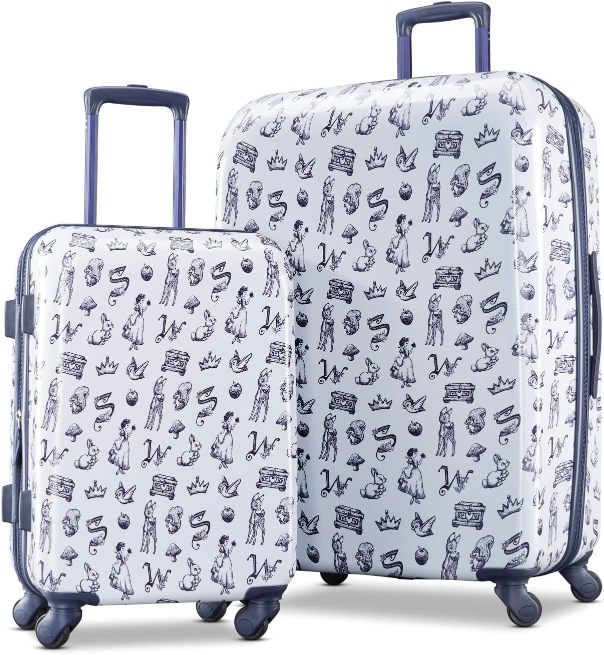 American Tourister Kids' Disney Softside Upright Luggage, One Size, Disney Softside Upright Luggage