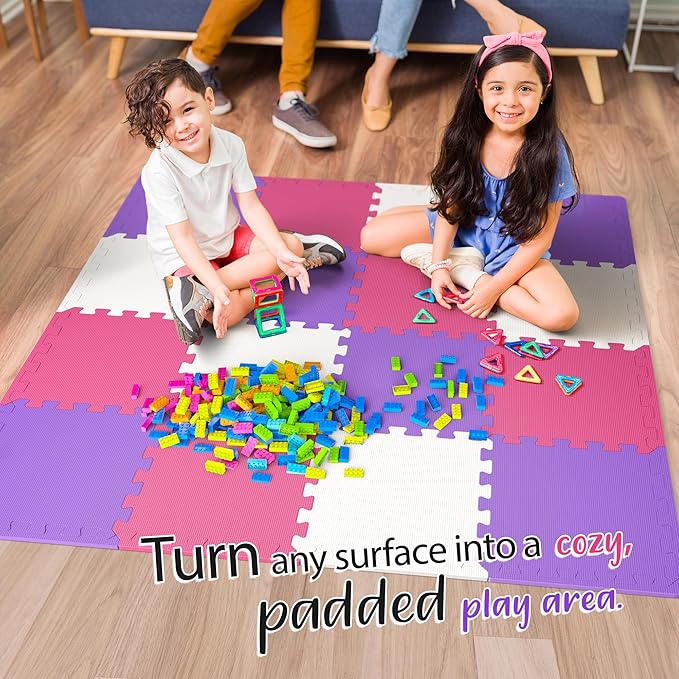 Tapete De Actividades Baby 16 Piezas Eva Impermeable Antideslizante miniatura 2