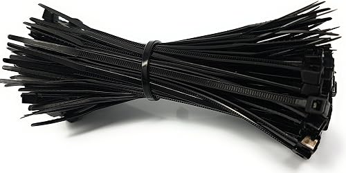 100 Pcs Cable Ties 100 x 2.5mm Black RoHS