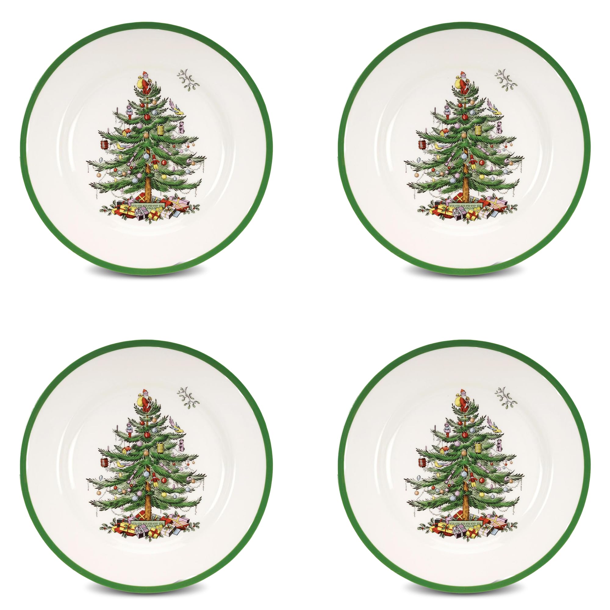Spode Dinner Plates, Multi-Colour, Set of 4