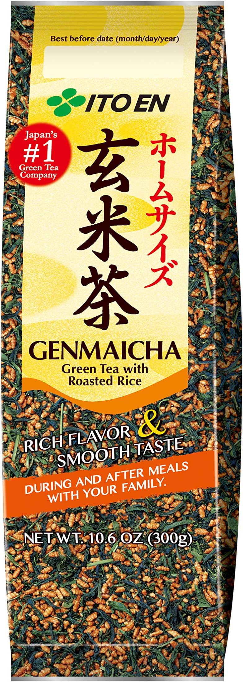 Ito-En Tea, Genmai-Cha, 10.6-Ounce Packages (Pack of 4)