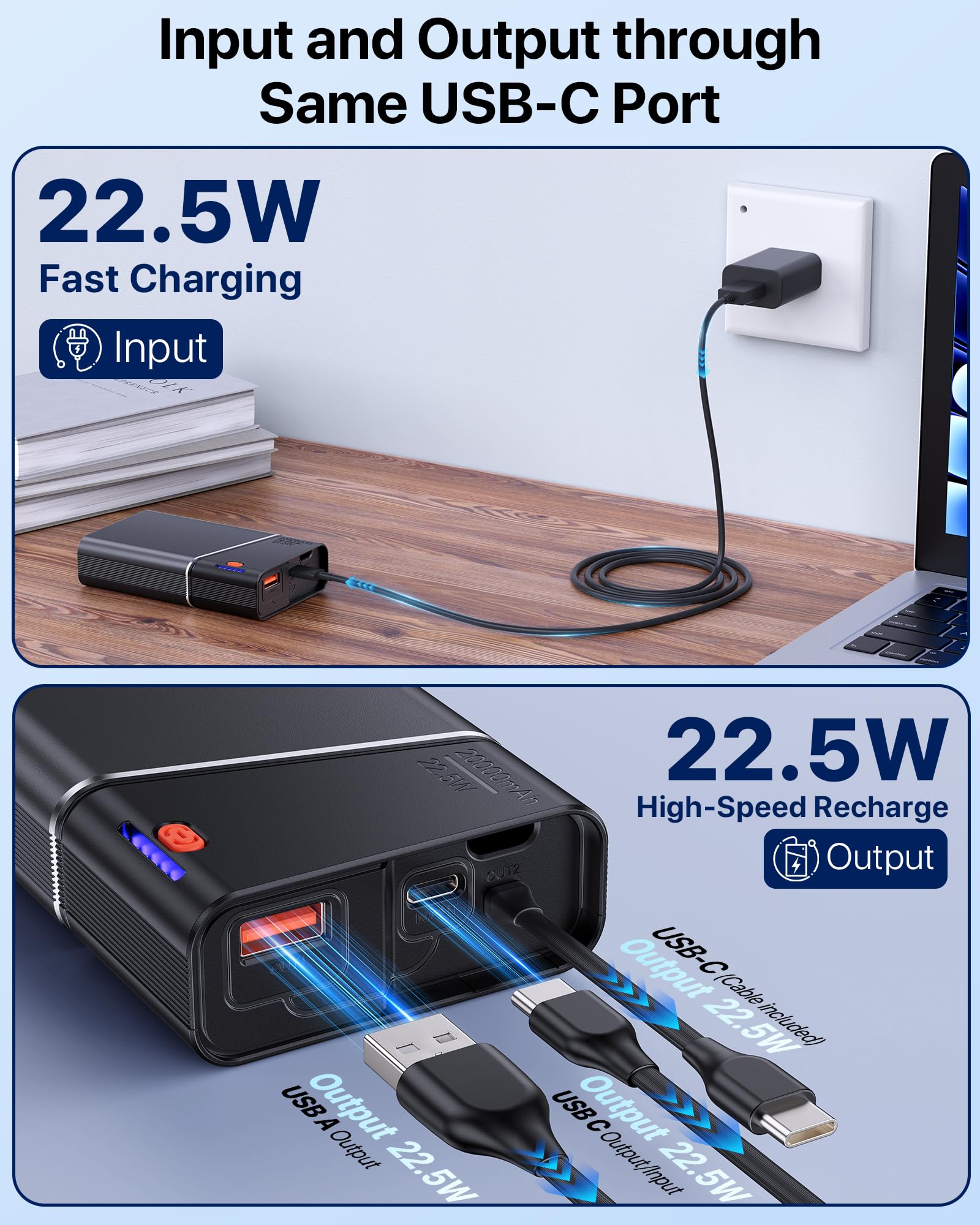 Kesguar Hand Warmers Rechargeable - 2 Pack 14000mAh AI Electric Hand Warmers with Charging Case, Magnetic 2 in 1 Pocket Handwarmers, Portable Heater Gifts for Women/Christmas/Golf/Camping/Hunting