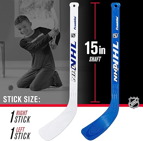 Miniatura 4 de Franklin Sports Juego de arcos de hockey miniatura NHL, 1