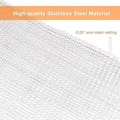 Miniatura 2 de 6 cestas de protección de raíces, cestas de velocidad de alambre Gopher, cestas de acero inoxidable para topos y campañoles para protección de